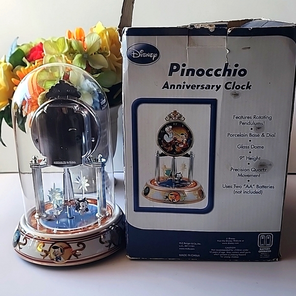 Vintage Disney, Pinocchio Anniversary Clock. - Picture 11 of 14
